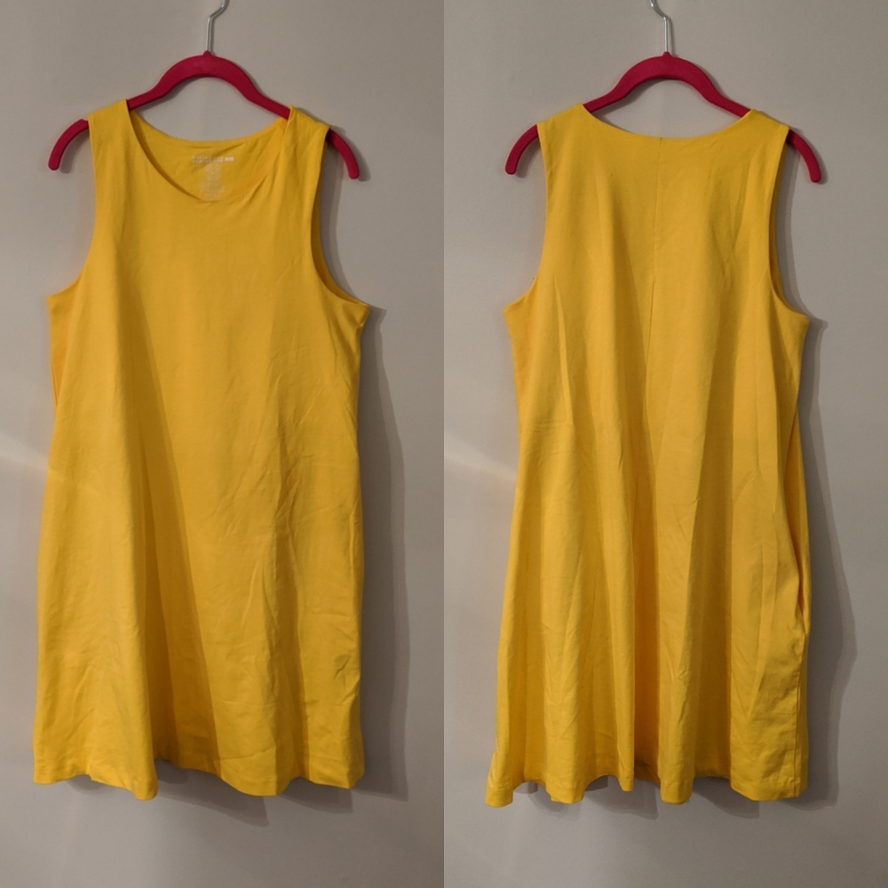 Design Lab Yellow Swing Dress
